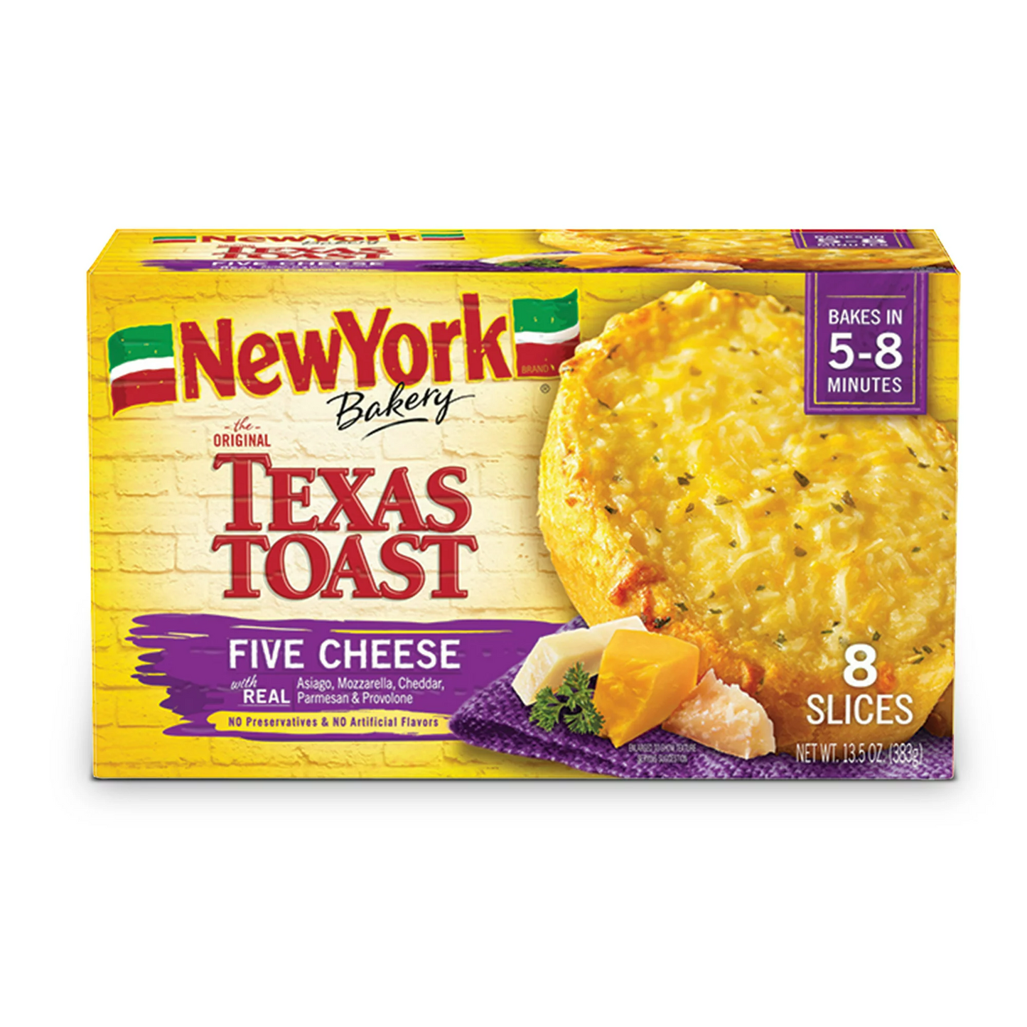 New York Bakery The Original Texas Toast Five Cheese, 13.5 oz