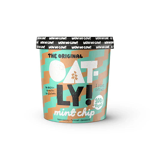 Oatly Mint Chip No Dairy Frozen Dessert, 1 Pint