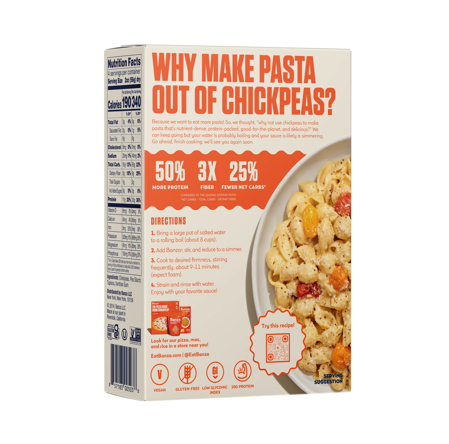 Banza Shells, 3.5 oz