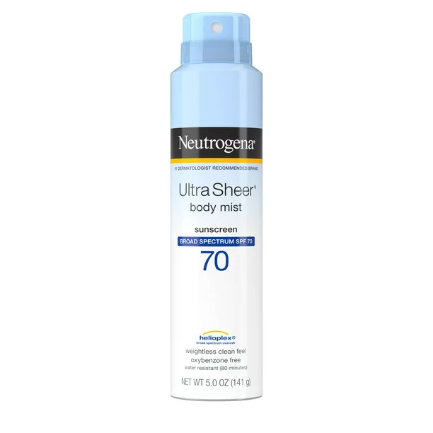 Neutrogena Ultra Sheer Lightweight Sunscreen Spray SPF 70+, 5 oz