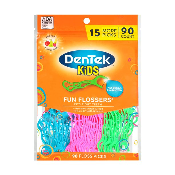 DenTek Kids Fun Flossers, 90 Count