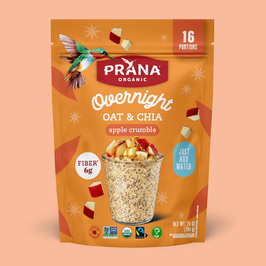 Prana Overnight Chia Oats Apple Crumble,  28 oz