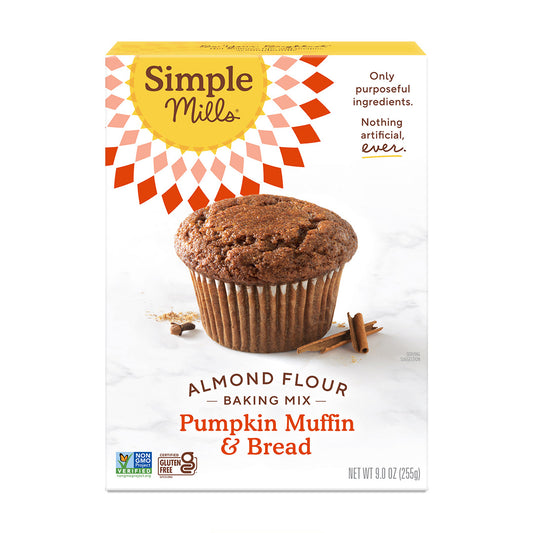 Simple Mills Almond Flour Pumpkin Muffin and Bread Mix 9 oz