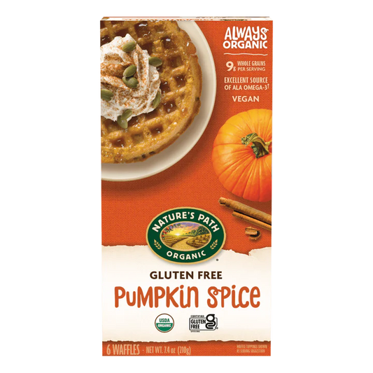 Natures Path Pumpkin Spice Waffles (GF)