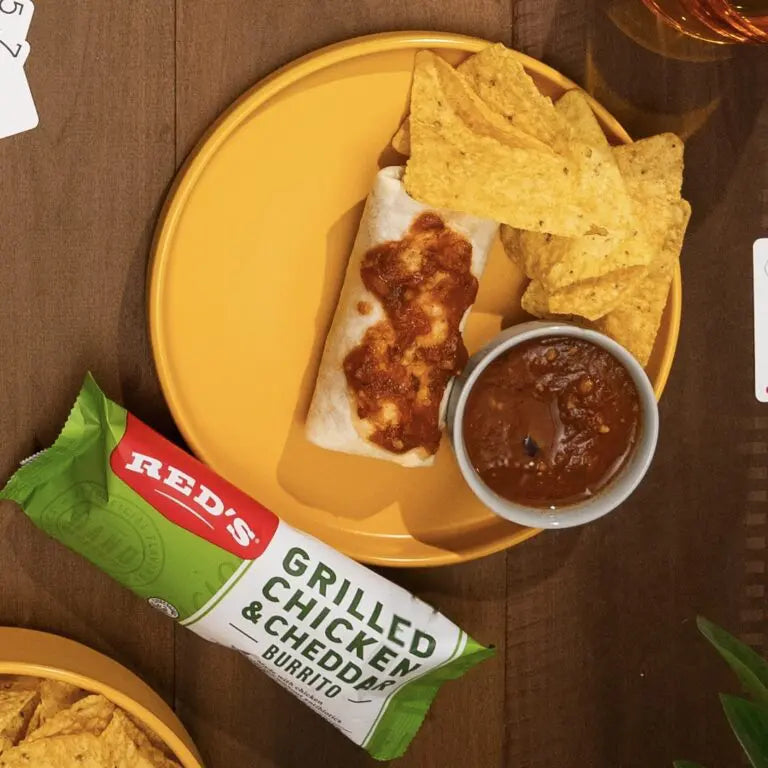 Red's Burritos, Grilled Chicken & Cheddar, 4 Count