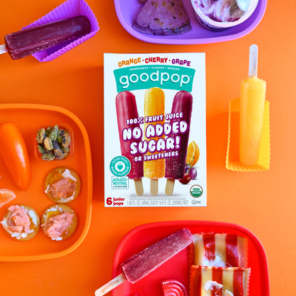 Goodpop Assorted Pack (Orange, Cherry, Grape), 6 Count