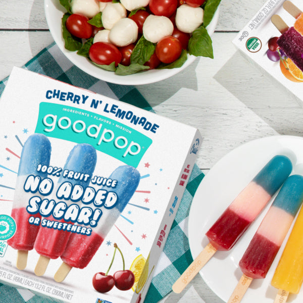 Goodpop Cherry n' Lemonade Popsicles, 8 Count