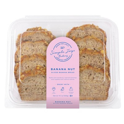 Simple Joys Bakery Cake Banana Nut Sliced, 14.1 oz