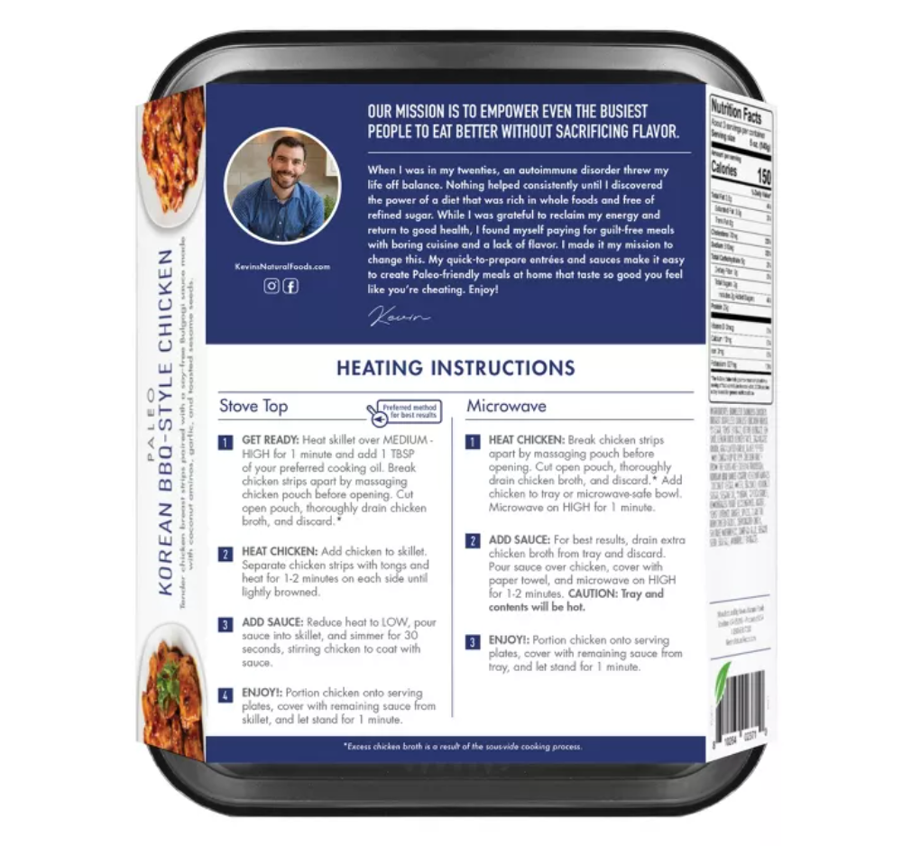 Kevin's Natural Foods Korean BBQ-Style Chicken, 16 oz