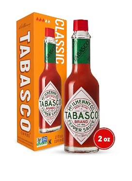 Tabasco Original Red Pepper Sauce, 2 oz