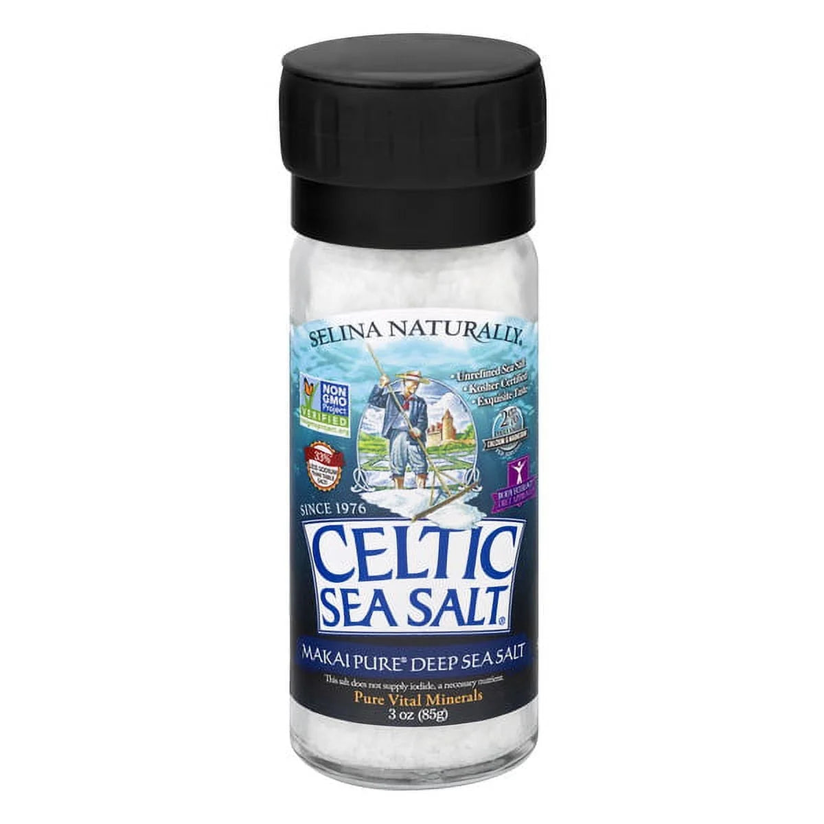 Selina Naturally Light Grey Celtic Sea Salt, 8 oz