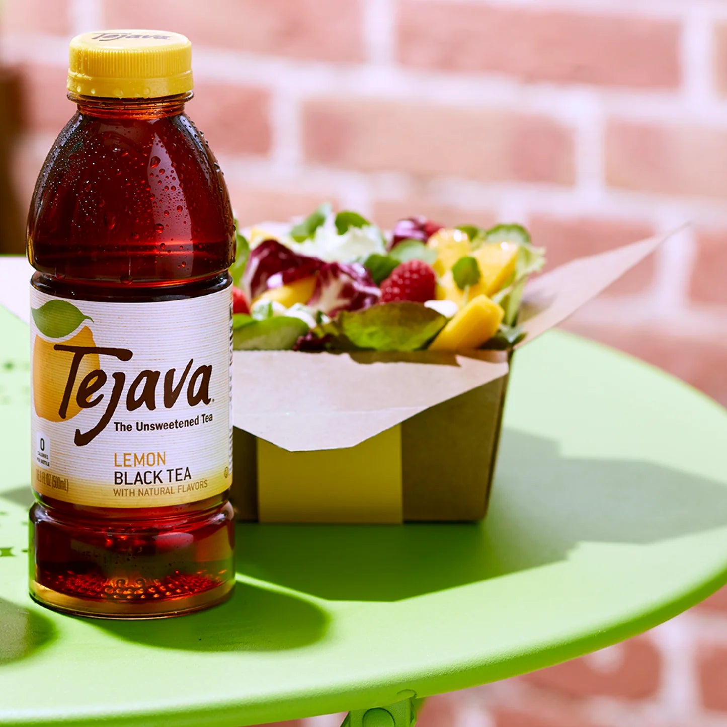 Tejava Unsweetened Lemon Black Tea, 16.9 oz