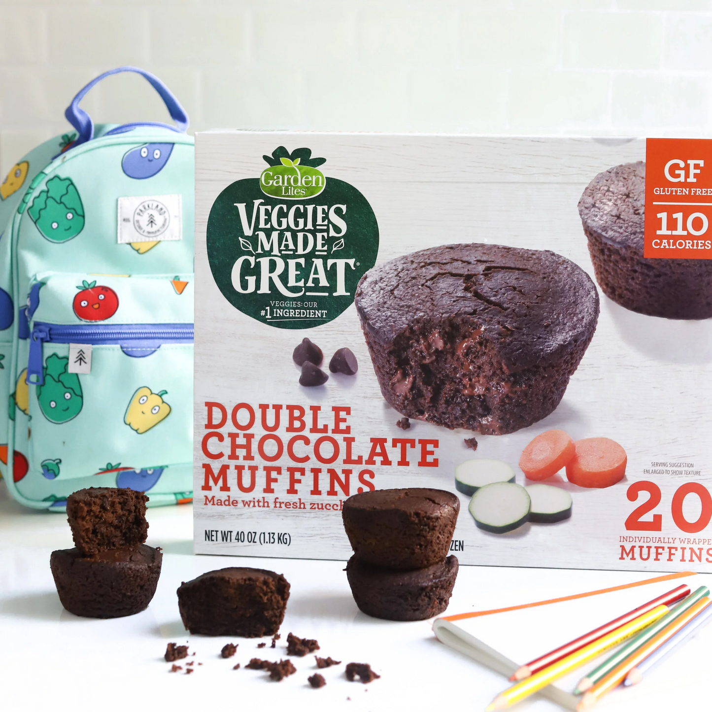 Veggies Made Great Double Chocolate Muffins, 2 oz, 20-count
