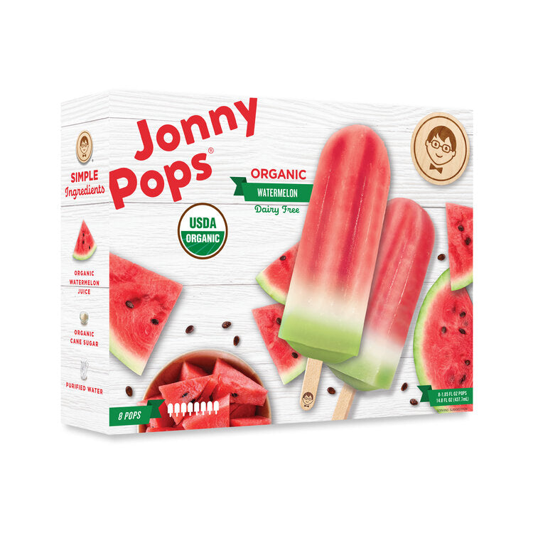 Jonny Pops Watermelon Ice Cream Pop, 14.8 oz