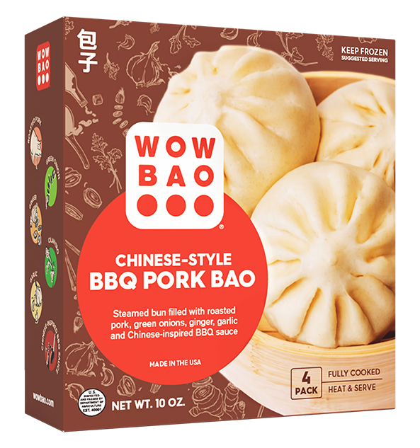 Wow Bao Chinese-Style BBQ Pork Bao, 4 Count