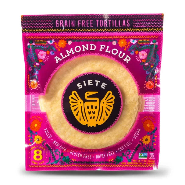 Siete Almond Flour Tortillas, 8 Count