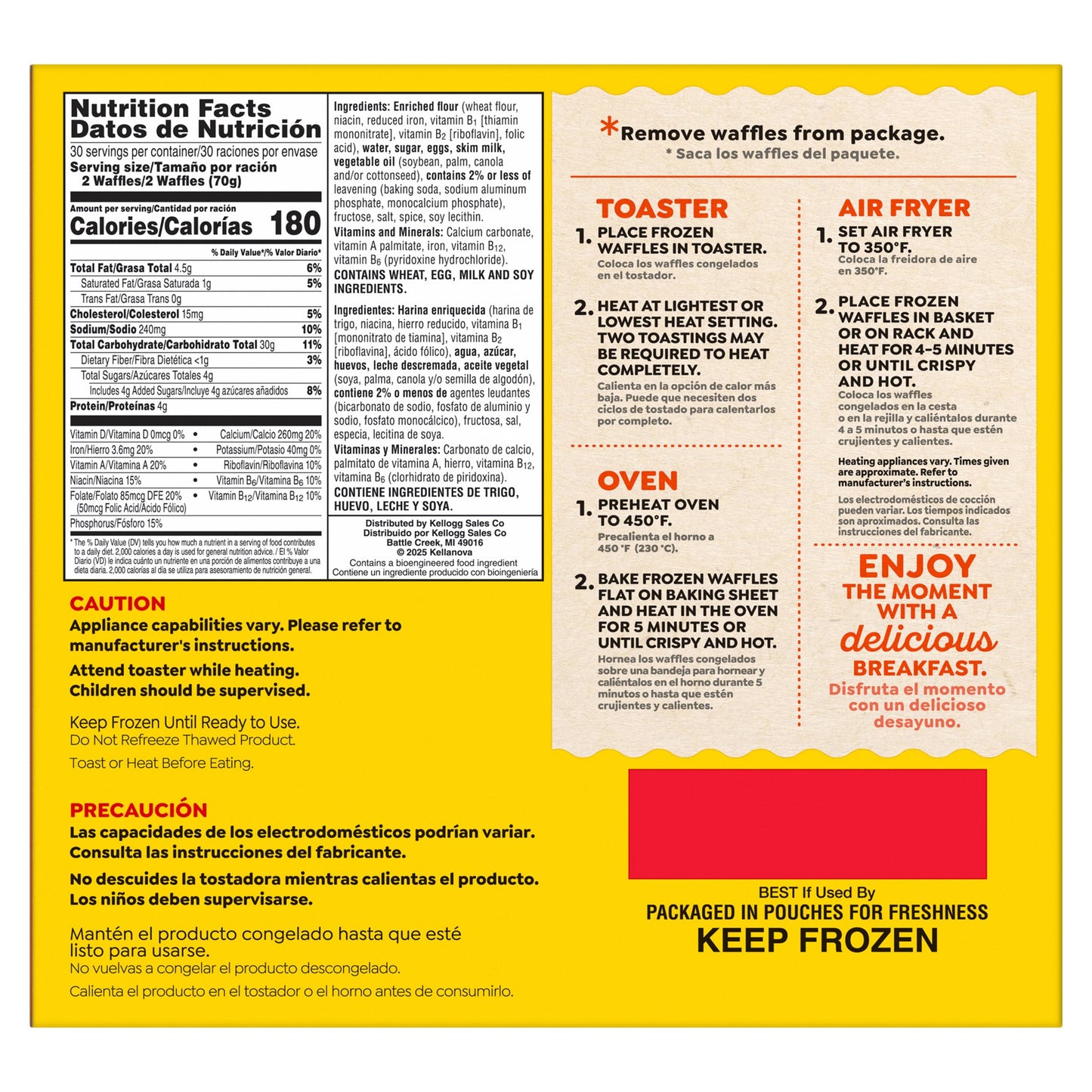 Kellogg's Eggo Homestyle Select Waffle 60/1.24 oz