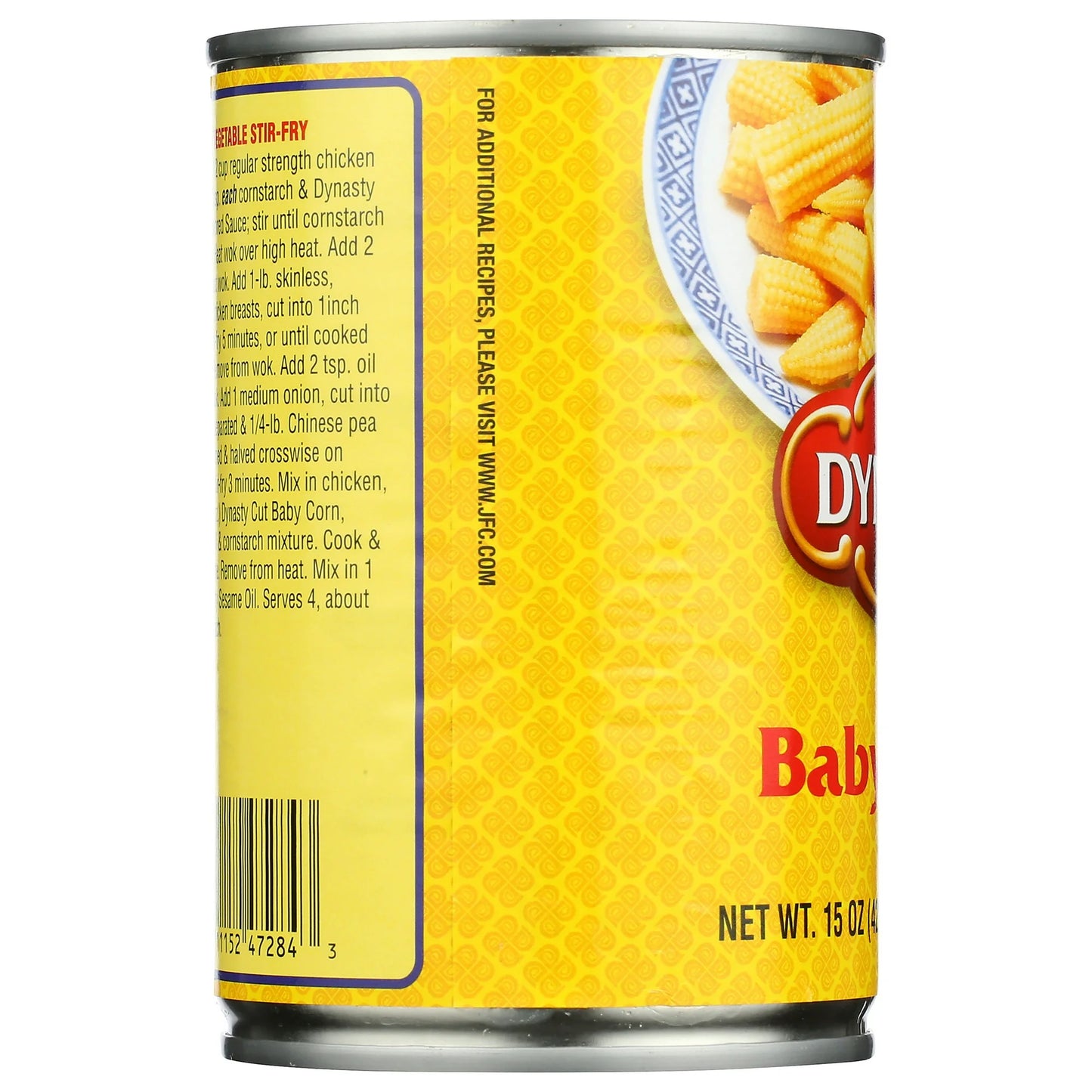 Dynasty Cut Baby Corn, 15 oz