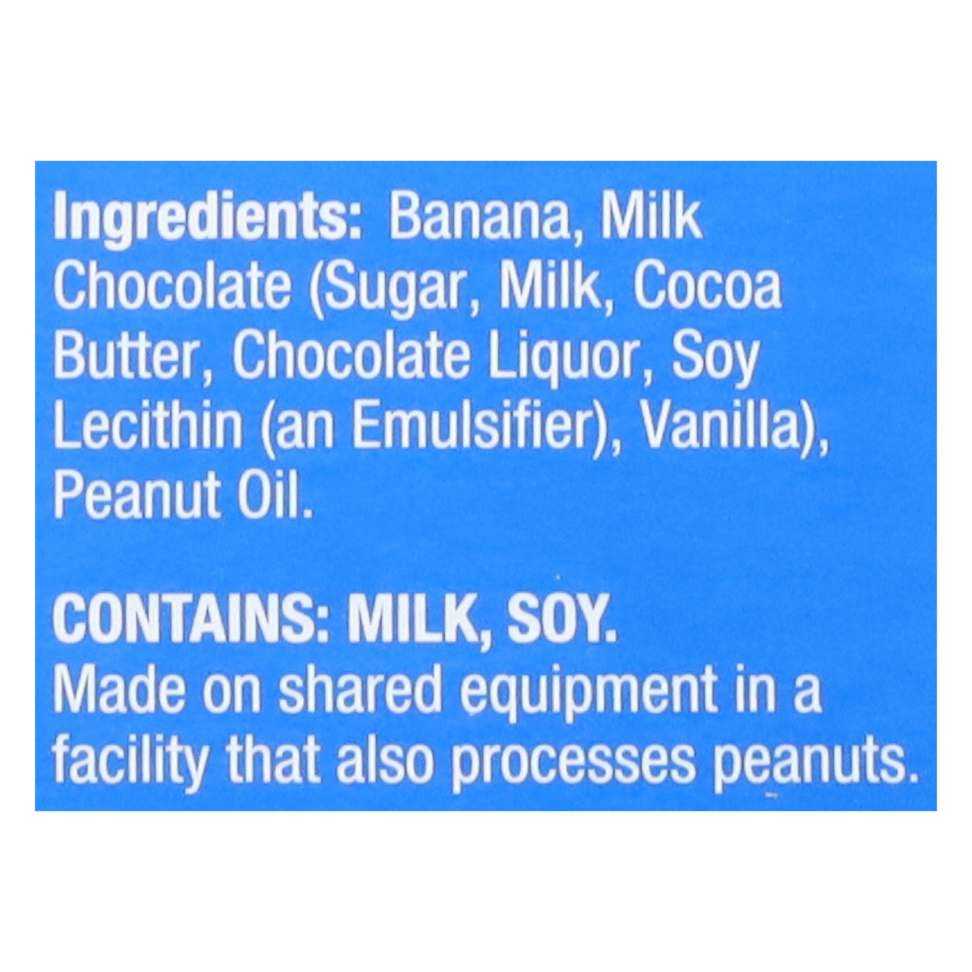 Diana's Bananas Milk Chocolate Banana Halves, 4 Count