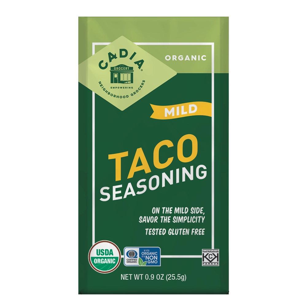 Cadia Organic Taco Seasoning Mild, 1 oz
