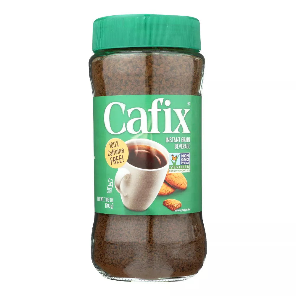 Cafix Instant Grain Coffee Beverage Caffeine Free, 7 oz