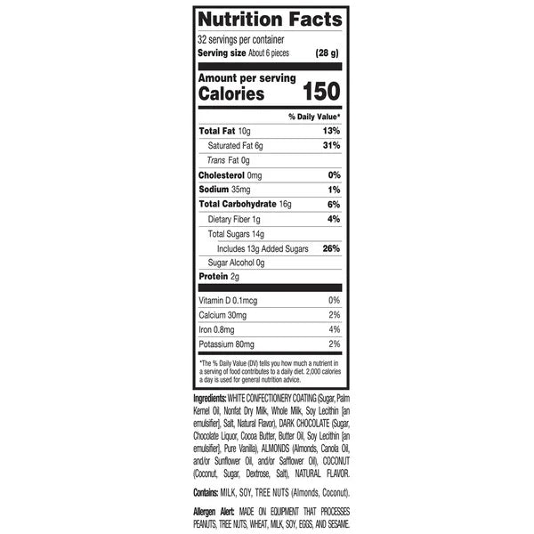 Edward Marc Coconut Almonds with Dark Chocolate, 32 oz