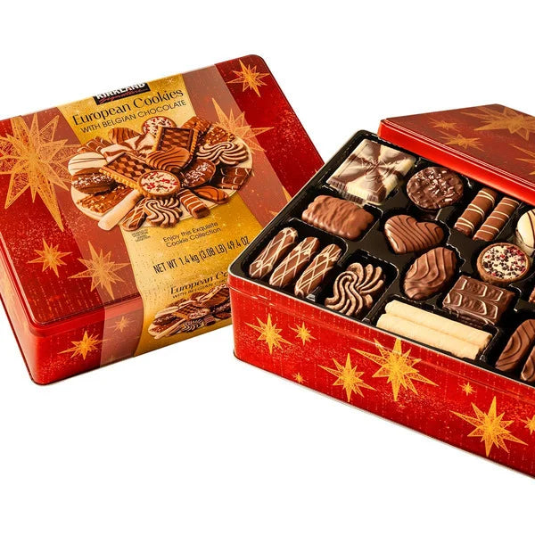 Kirkland Signature European Cookies with Belgian Chocolate, 49.4 oz