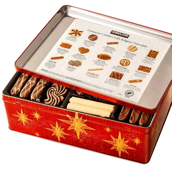 Kirkland Signature European Cookies with Belgian Chocolate, 49.4 oz