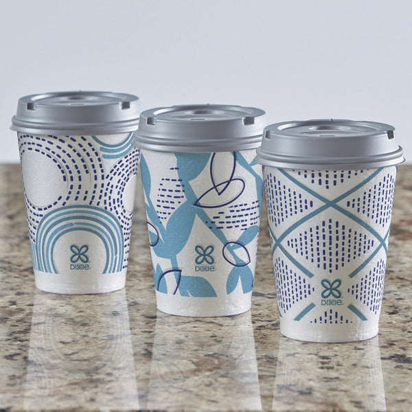 Dixie To Go 12 oz Insulated Cup & Lid, 100-count