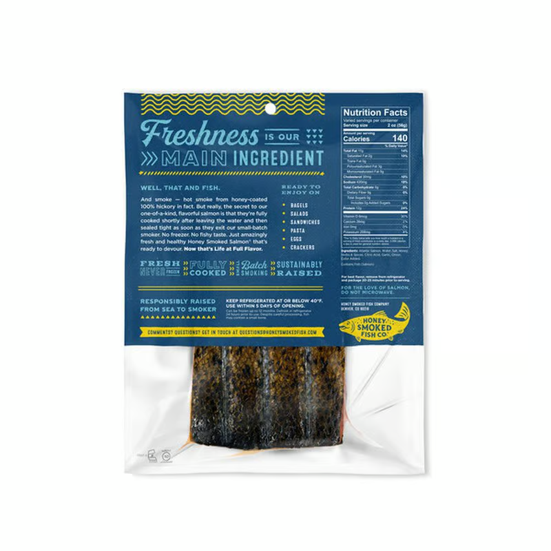 Honey Smoked Fish Co Honey Smoked Salmon, Original 16.69/lb