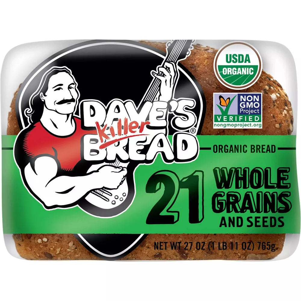 Dave's Killer Bread Organic 21 Whole Grains and Seed Bread, 27 oz