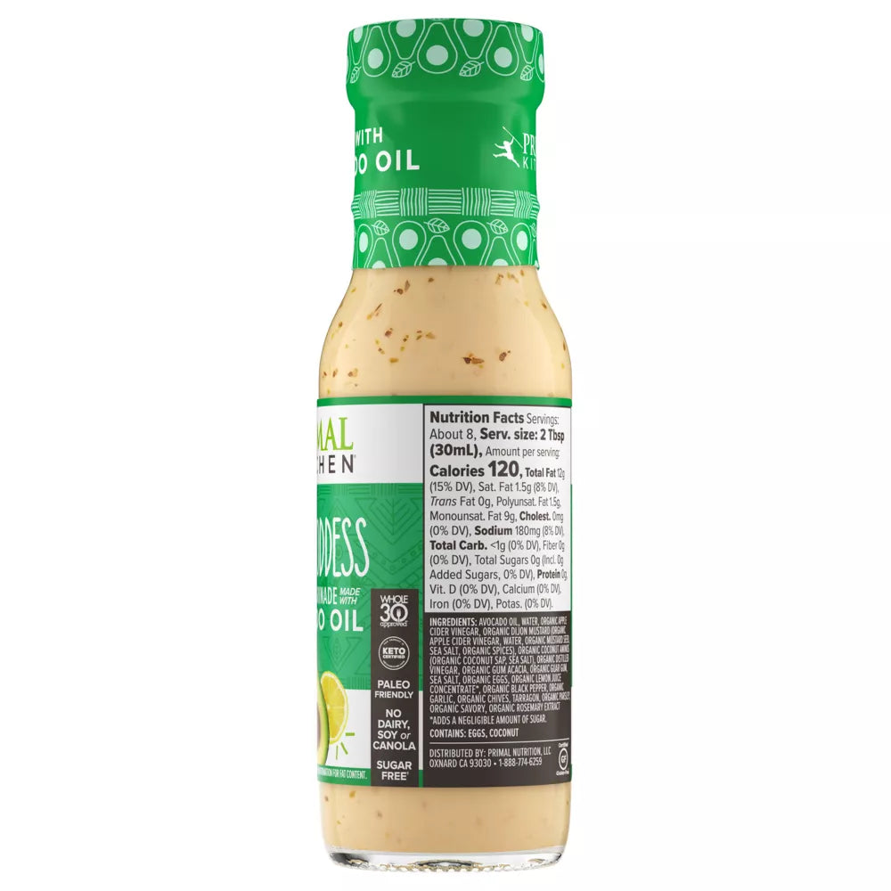 Primal Kitchen Green Goddess Dressing with Avocado Oil, 8 oz