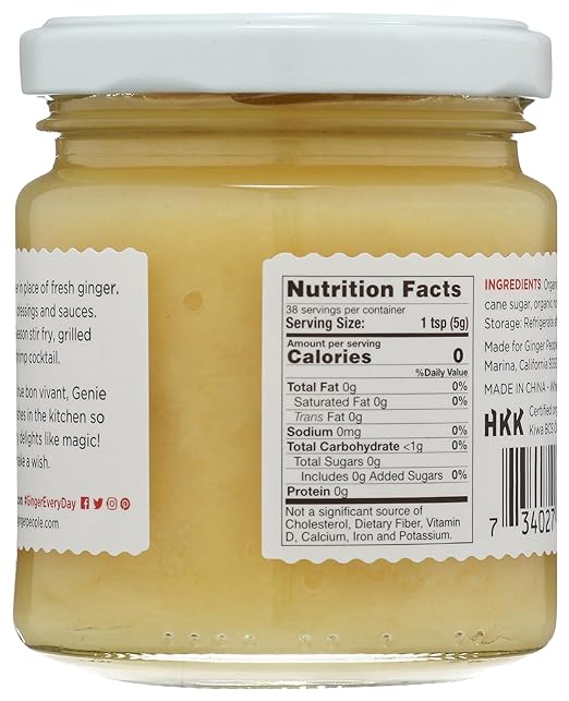 The Ginger People Organic Minced Ginger, 6.7 oz