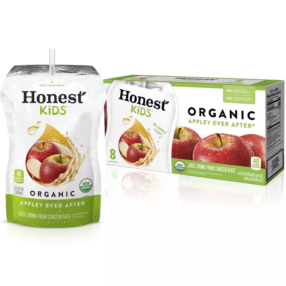 Honest Kids Appley Ever After Organic Juice Drinks 8 ct, 6.75 fl oz