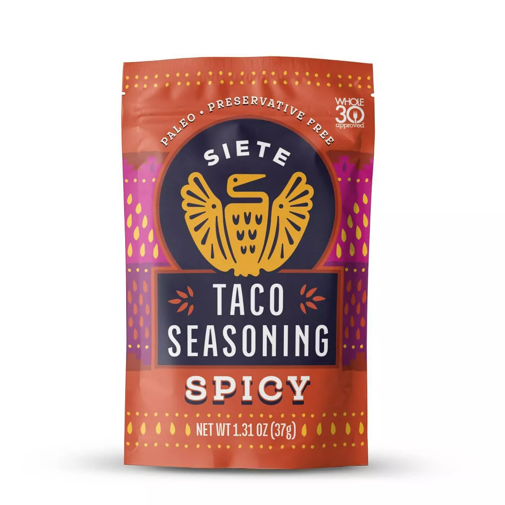 Siete Spicy Taco Seasoning, 1.31 oz