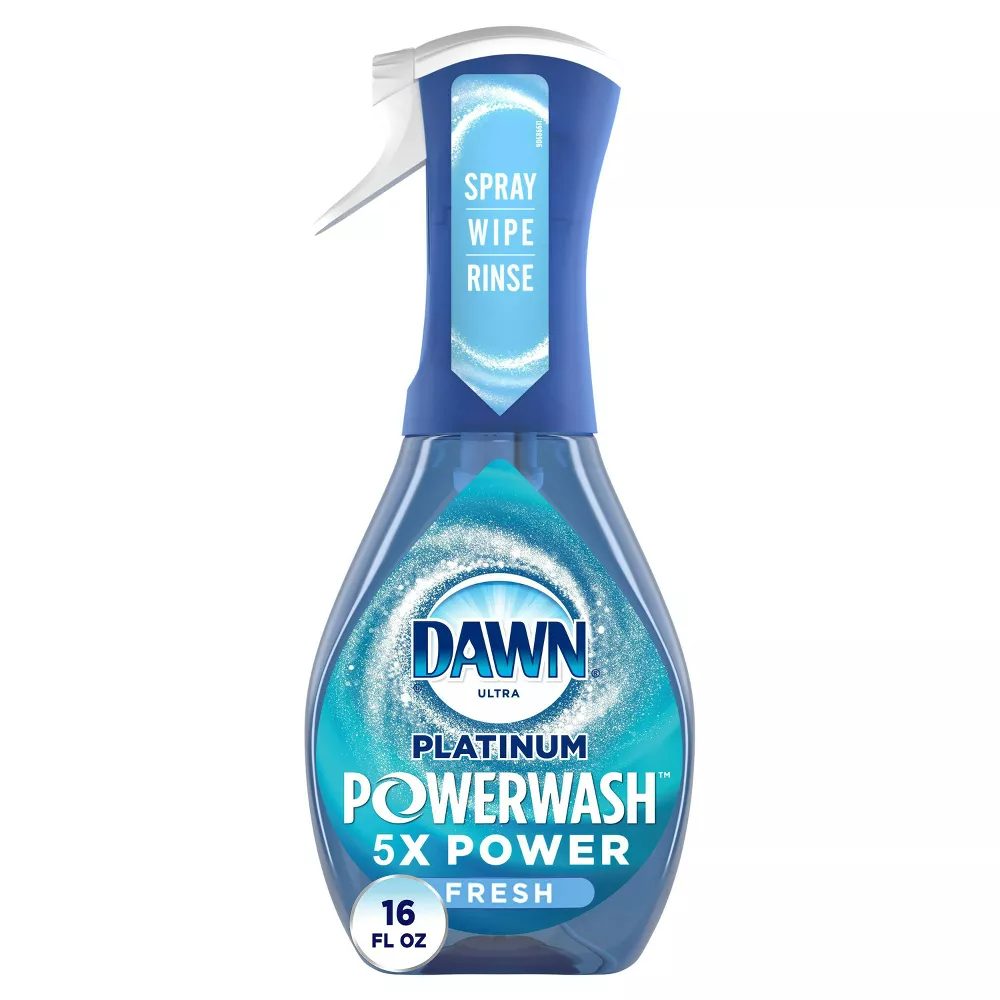 Dawn Fresh Scent Platinum Powerwash Dishwashing Liquid Dish Soap Spray, 16 oz