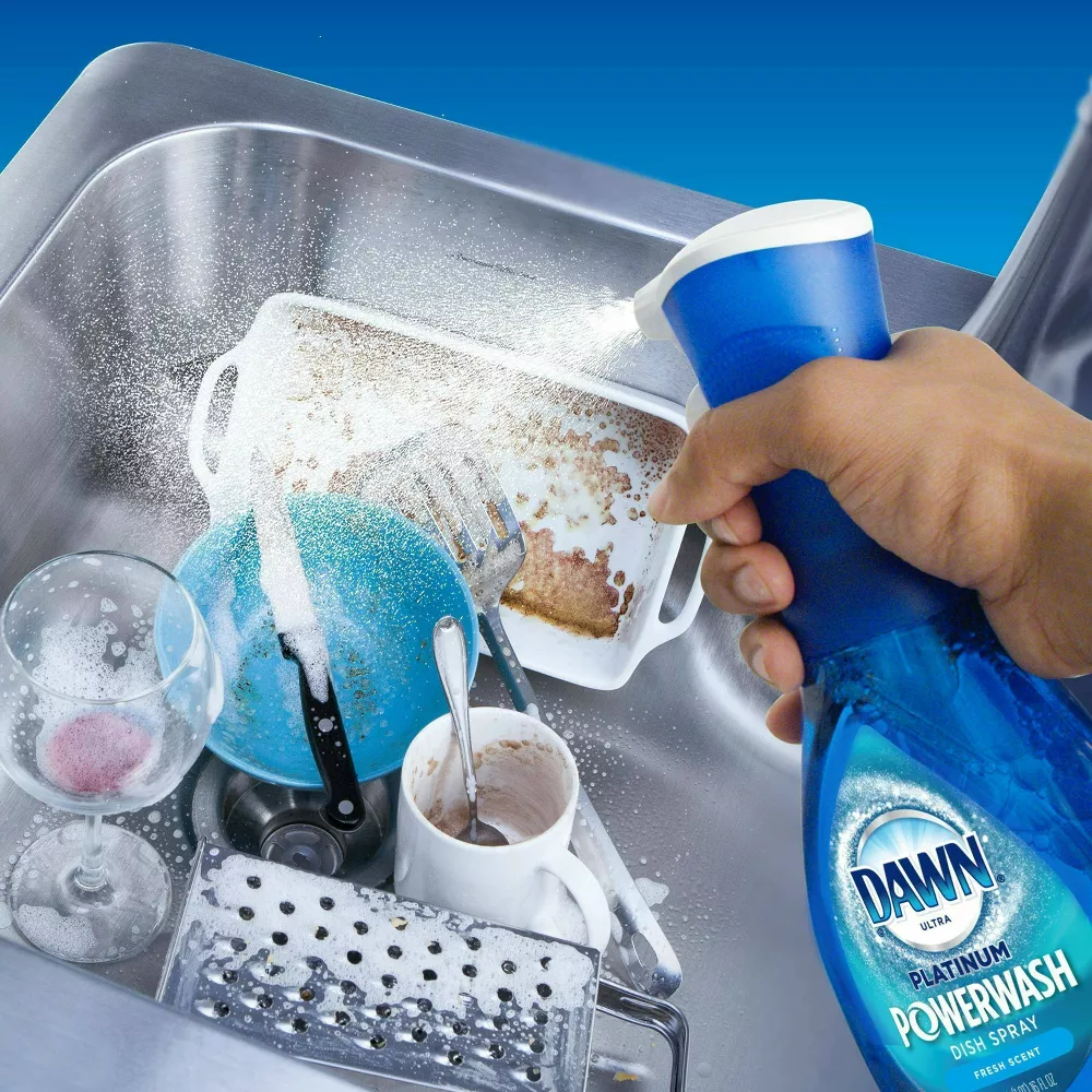 Dawn Fresh Scent Platinum Powerwash Dishwashing Liquid Dish Soap Spray, 16 oz