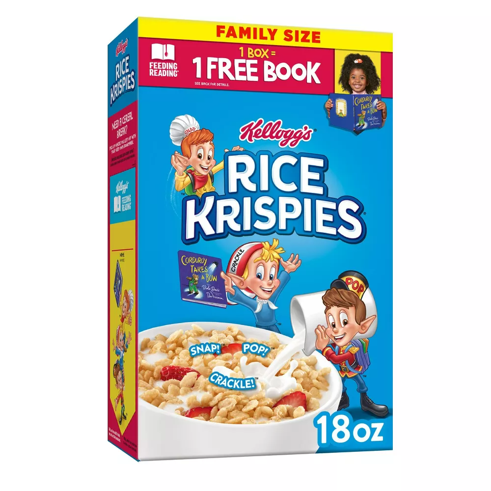 Kellogg's Rice Krispies Cereal, 18 oz