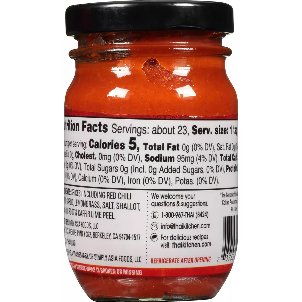 Thai Kitchen Premium Authentic Red Curry Paste, 4 oz