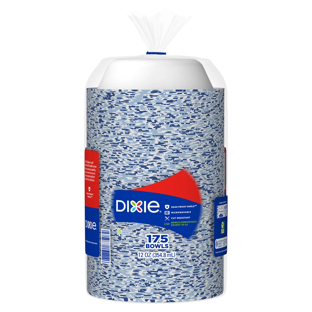 Dixie Paper Bowl, 12 oz, 175 ct