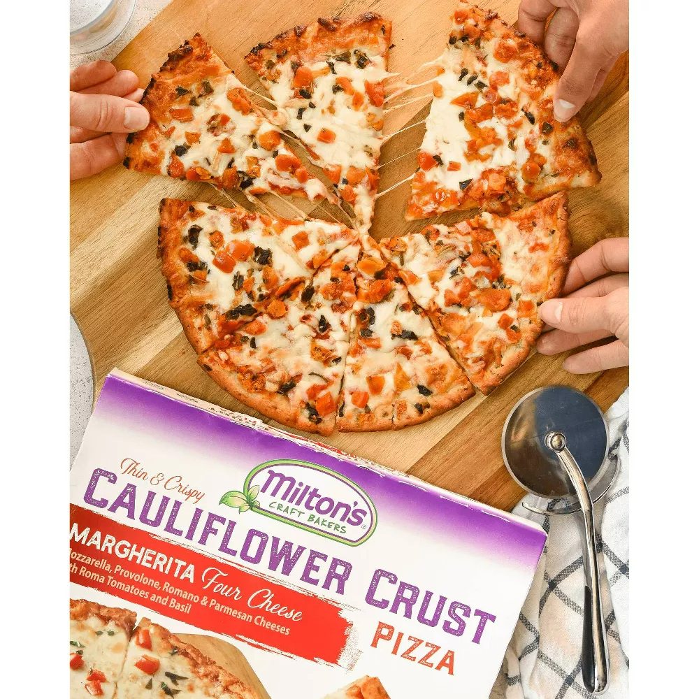 Milton's Frozen Margherita Cauliflower Crust Pizza, 11 oz