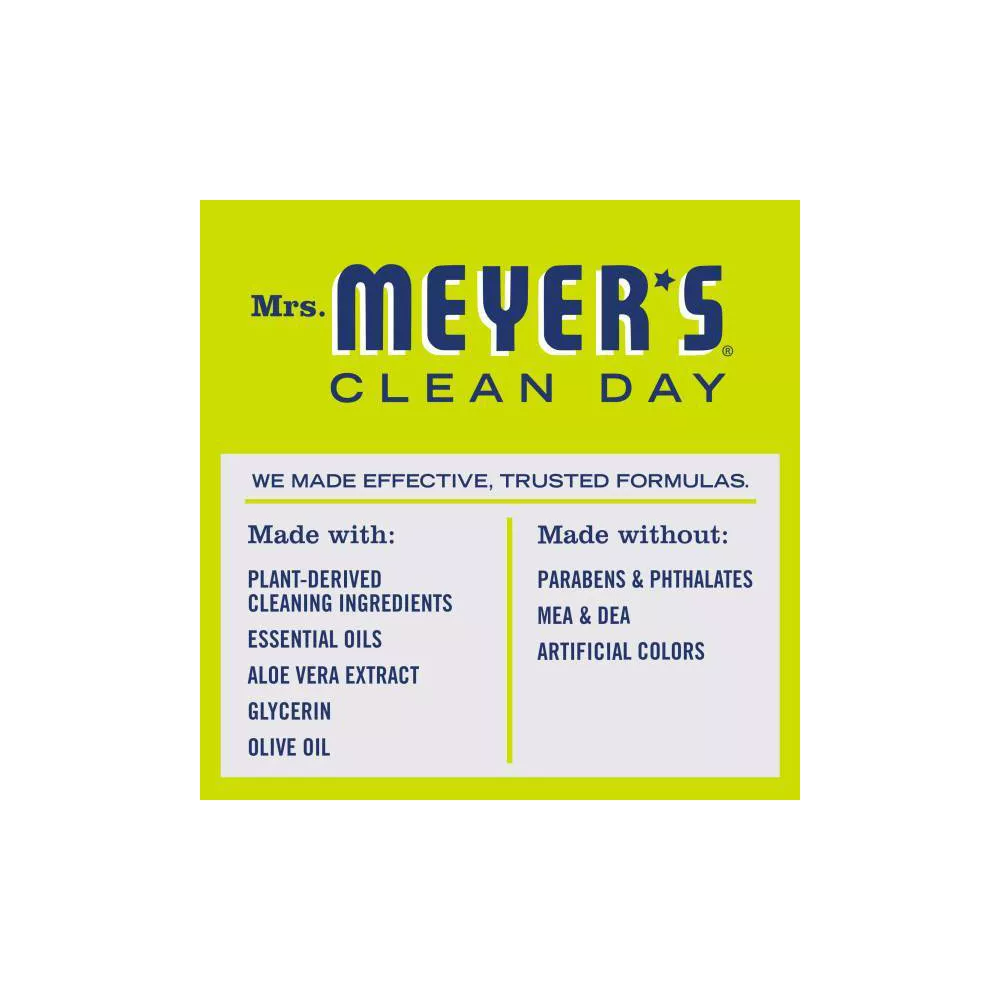 Mrs. Meyer's Clean Day Liquid Hand Soap Lemon Verbena Scent, 12.5 oz