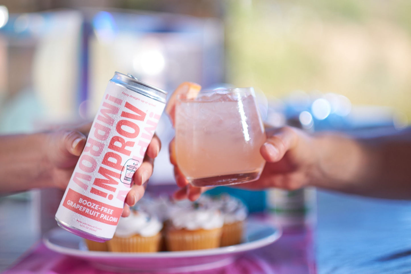 !MPROV Booze-Free Grapefruit Paloma, 4 Count