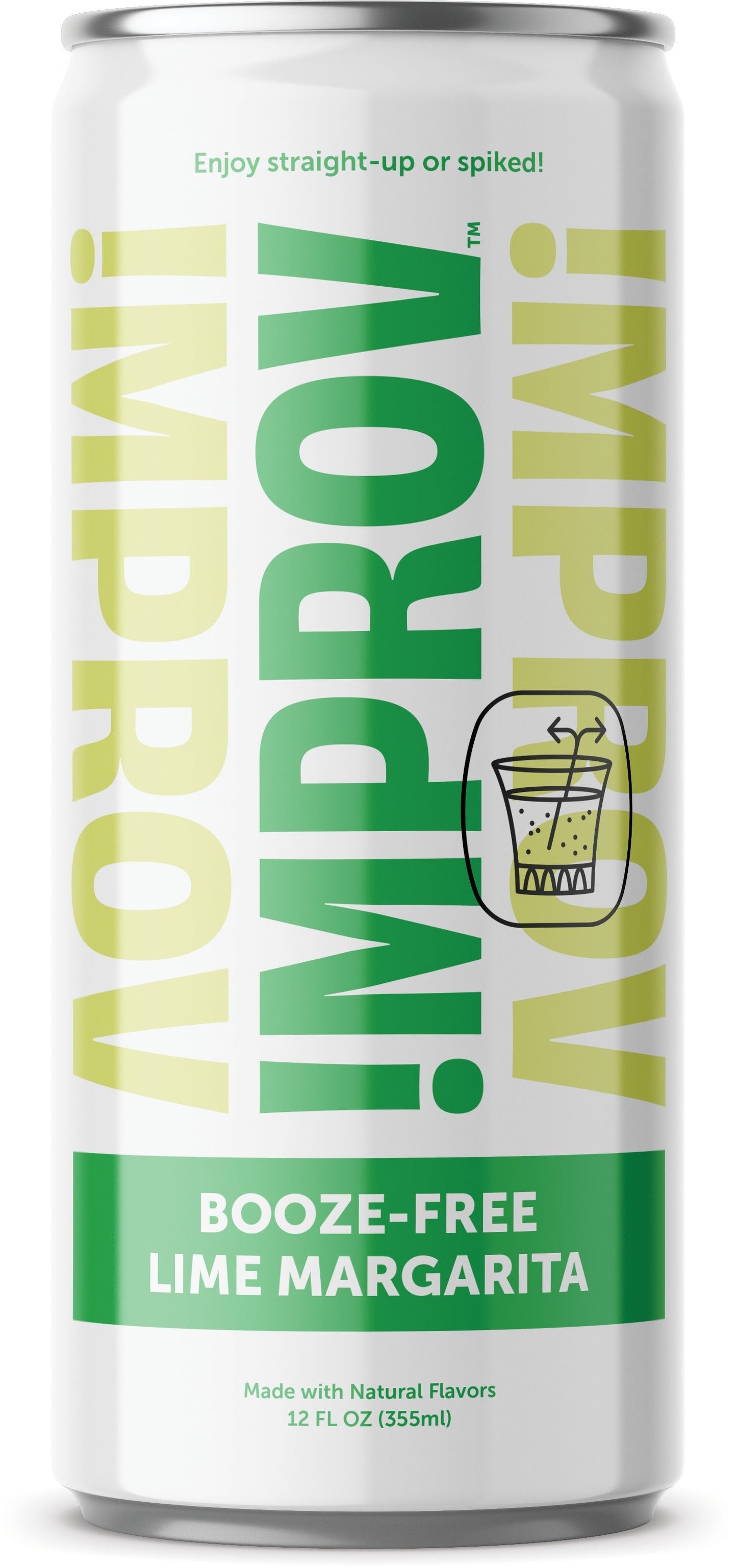 !MPROV Booze-Free Lime Margarita, 4 Count