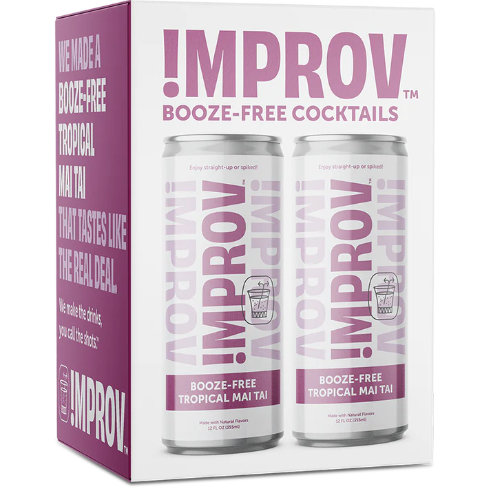 !MPROV Booze-Free Tropical Mai Tai, 4 Count