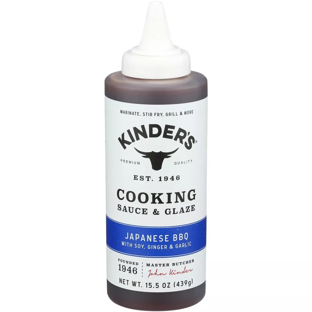 Kinder's Cooking Sauce Japanese BBQ, 15.5 oz – Veruca San Elijo Kinder's Cooking Sauce Japanese BBQ, 15.5 oz – Veruca San Elijo