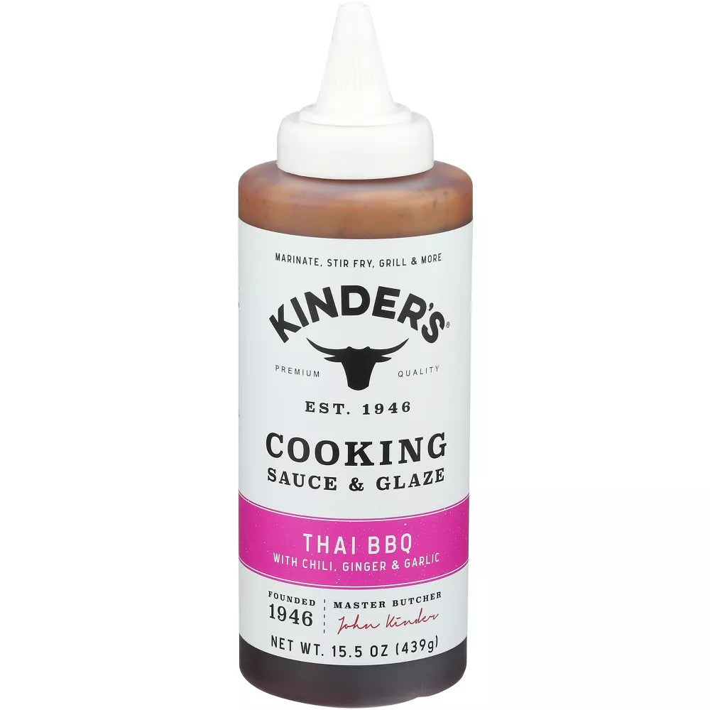 Kinder's Cooking Sauce Thai BBQ, 15.5 oz
