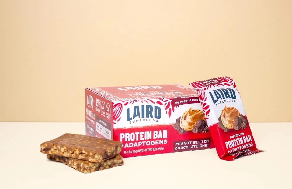 Laird Superfood Peanut Butter Chocolate Chip Protein Bar 1.6 Oz