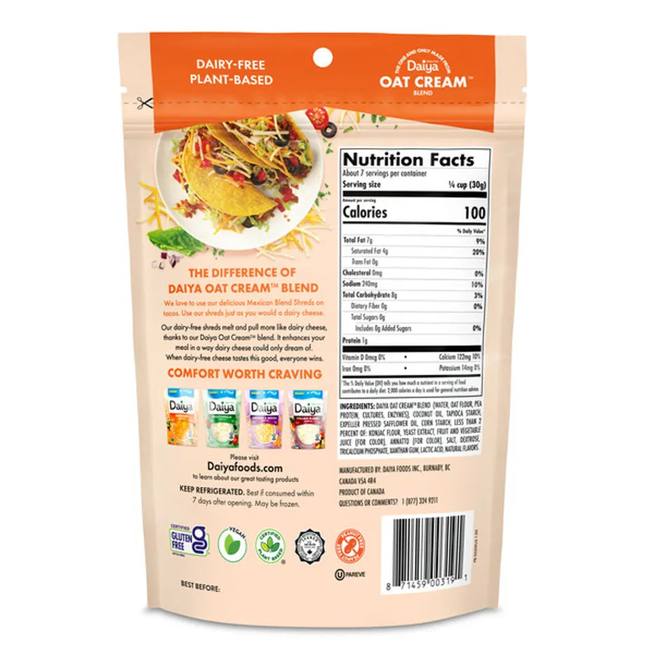 Daiya Mexican Blend Shreds, 7.1 oz