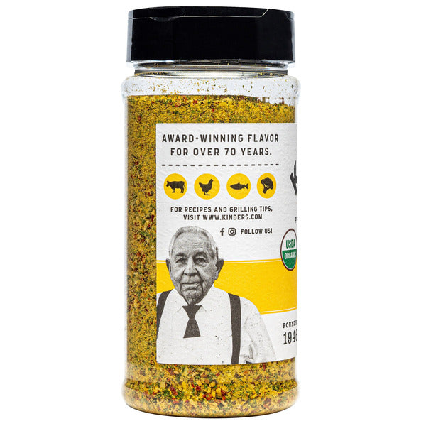 Kinder's Organic Buttery Steakhouse Seasoning, 10.4 oz